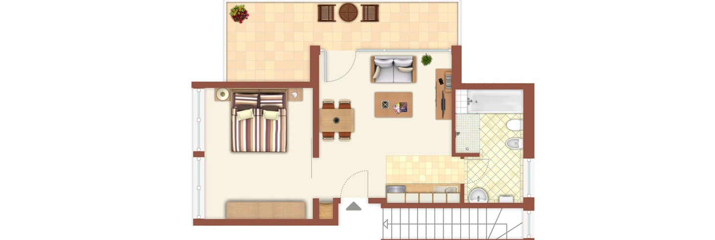 Pianta dell'appartamento vacanze hubertus deluxe a Fiè allo Sciliar - Alto Adige Pianta dell'appartamento vacanze hubertus deluxe a Fiè allo Sciliar - Alto Adige