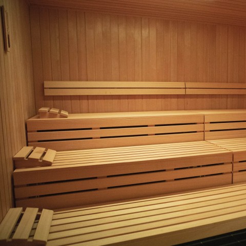 dolomiti di Hubertus Völs am Schlern | Relax nella natura e nella sauna La sauna del hubertus dall'interno.